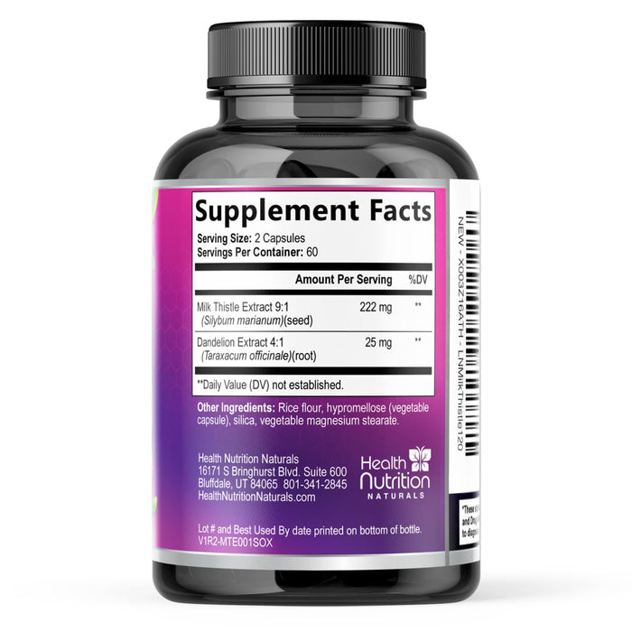 Milk Thistle – 1000mg – 120 Capsules