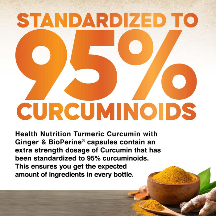 Turmeric Curcumin 2600mg – 60 Capsules