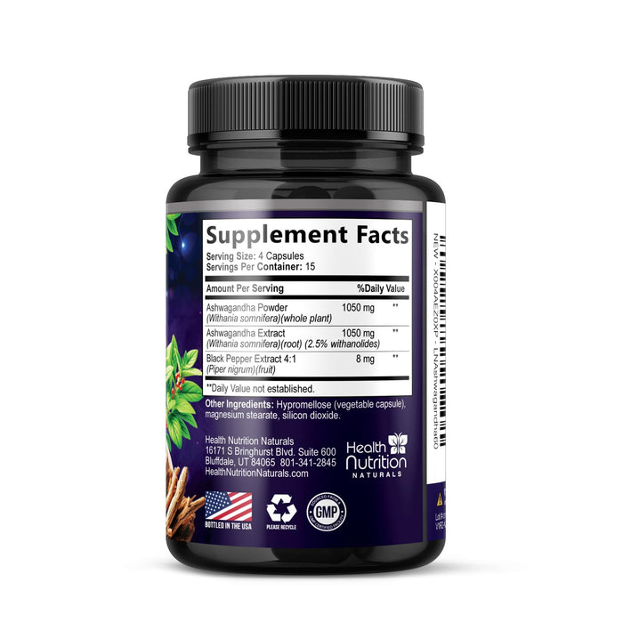Ashwagandha 2100mg – 60 Capsules