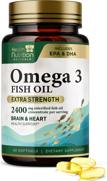 Omega-3 Fish Oil – 1200mg – 60 Softgels