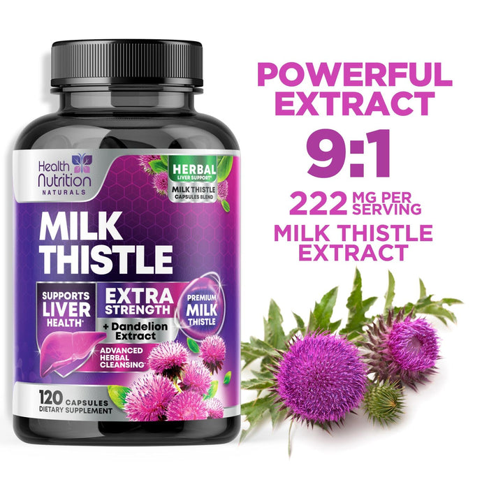 Milk Thistle – 1000mg – 120 Capsules