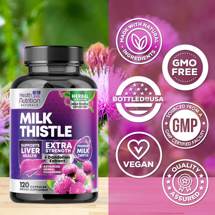Milk Thistle – 1000mg – 120 Capsules