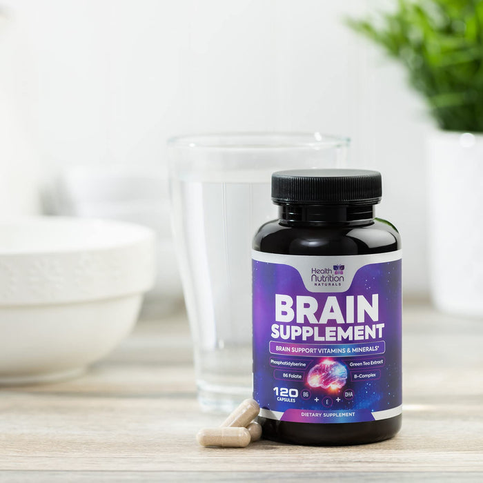 Nature's Brain Supplement for Memory, Focus, Concentration